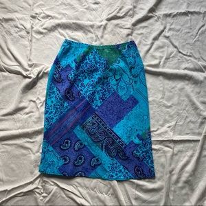 vintage suzy shier midi skirt